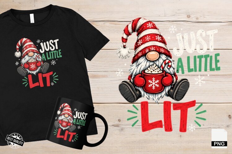 Cute Christmas Gnomes PNG example image 1