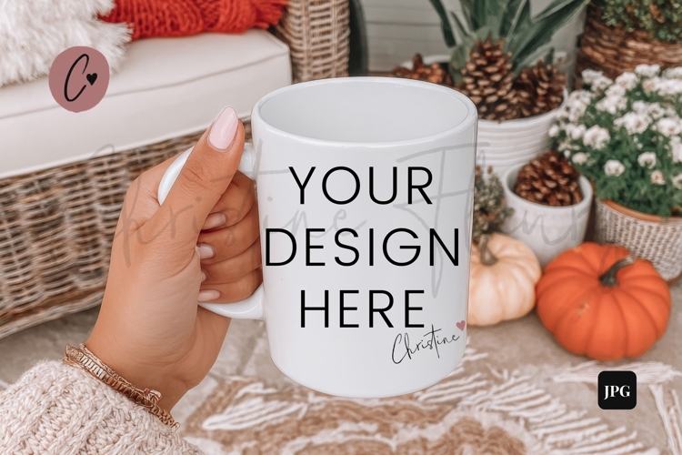 Christmas Mug Mockup