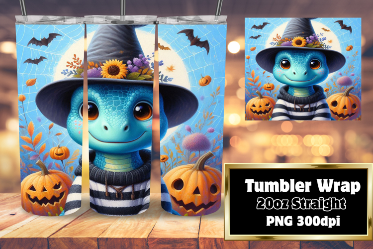 CLASSY 20oz Tumbler Design for Gifts , Halloween Dino