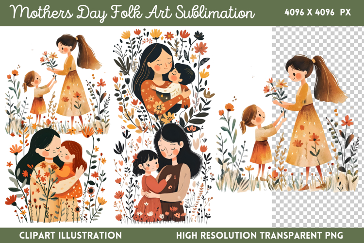 Mother's Day Sublimation Designs Image 15