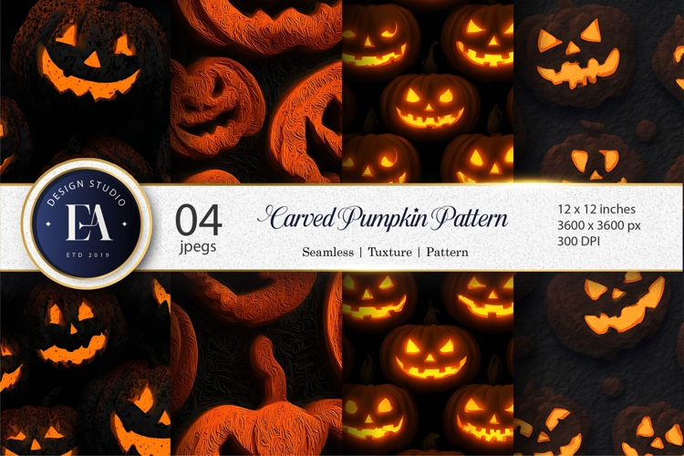 Halloween Seamless Pattern Image 3