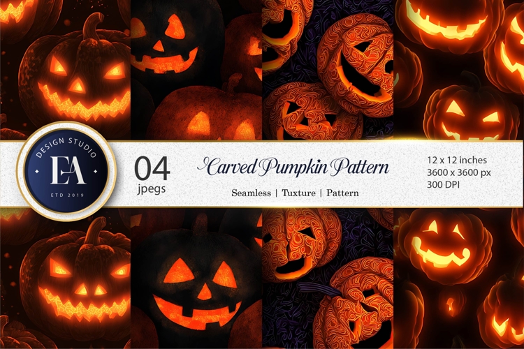 Halloween Seamless Pattern Image 21