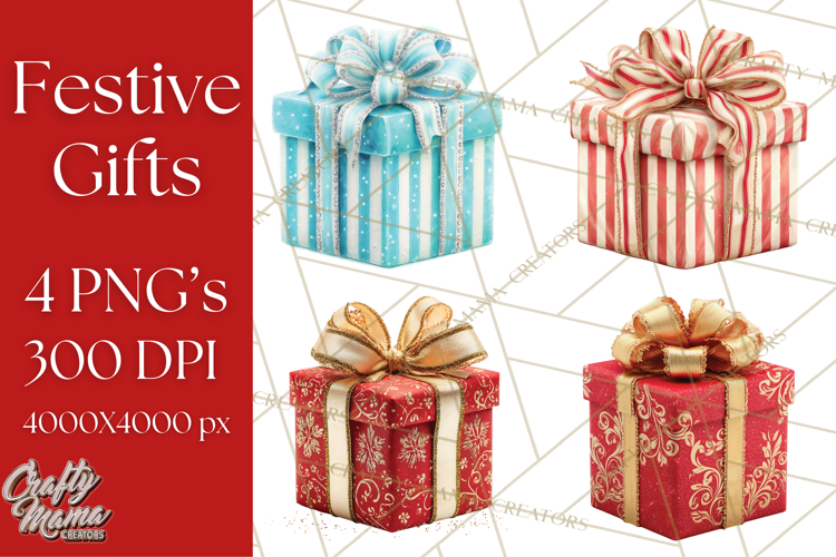 Christmas Gifts Png Image 8