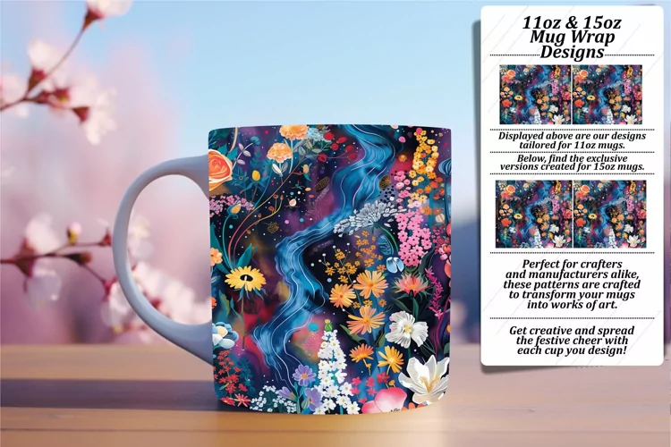 Stitched Beauty Mug Charm 15oz