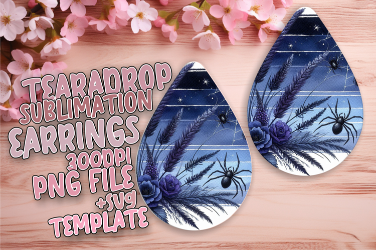 Creative Teardrop Design for Sublimation , Halloween