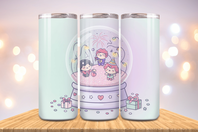 20 Oz Sublimation Tumbler Wrap Image 10