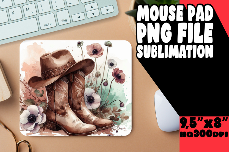 Joyful MOUSE PAD PNG Art, Western