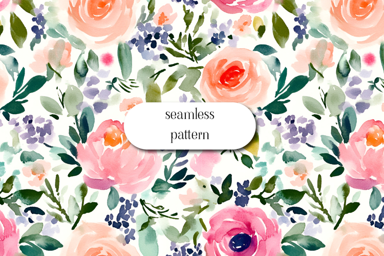Floral Seamless Pattern Image 21
