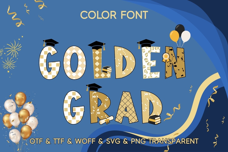 Golden Grad Font
