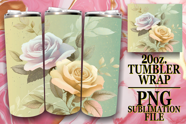 PRESENT OF ADVENTURE 20oz TUMBLER WRAP, Rainbow example image 1