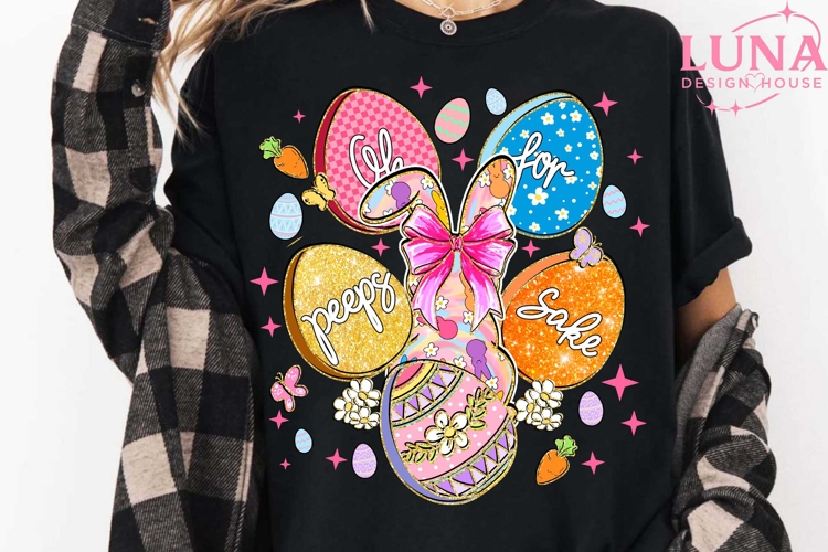 Happy Easter Png, preppy Easter Png, Coquette Egg png