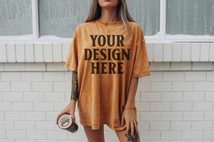 Yam Christmas Comfort Colors 1717 TShirt Mockup, CC 1717