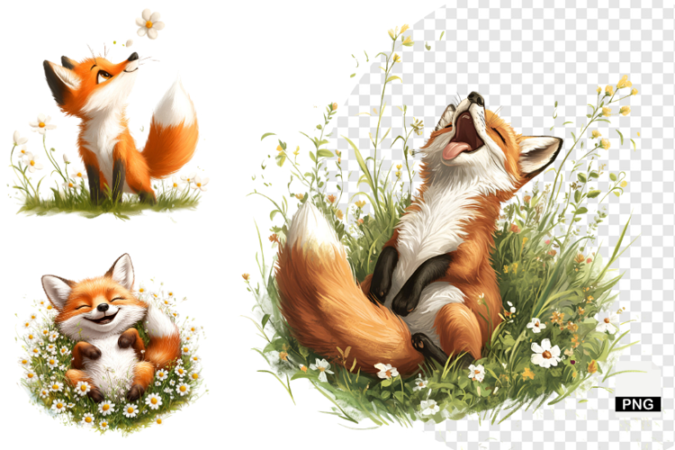 Autumn Fox Clipart