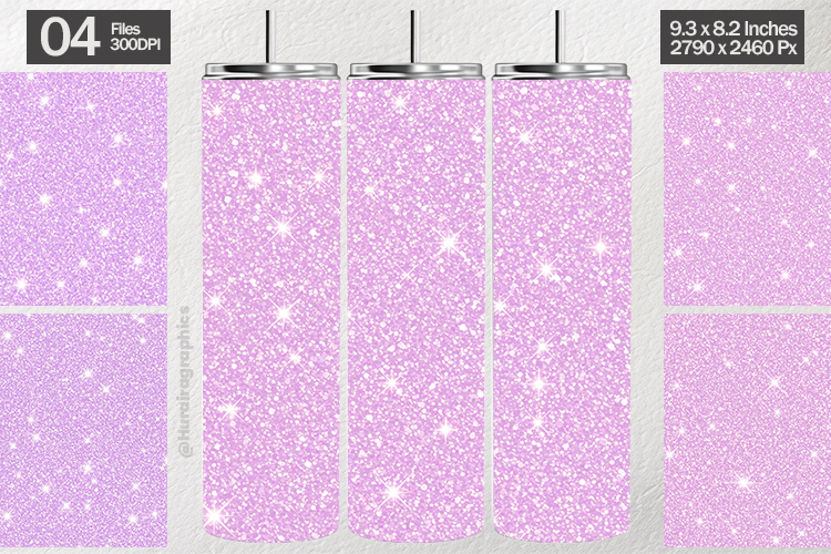 Lavender Sparkle Tumbler Wrap| Tumbler Sublimation