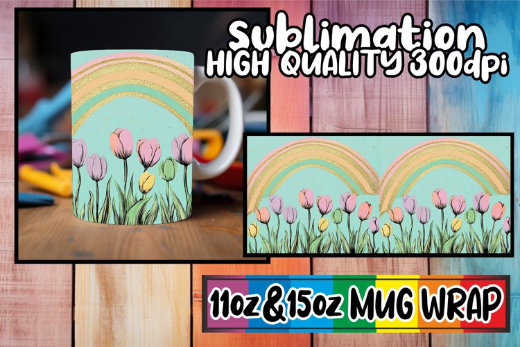 Vibrant souls sublimation print wrap, Flower example image 1
