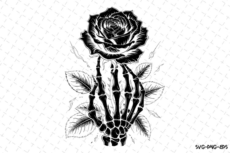 Hand with Flower svg Design | Svg Files for Cricut