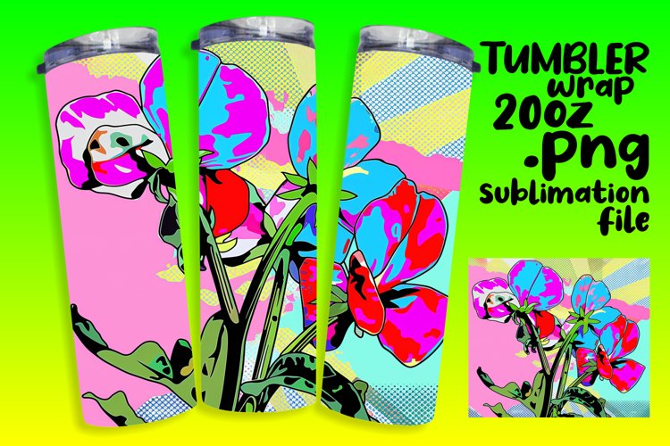 Lively 20oz Pop Art Sublimation Wraps example image 1