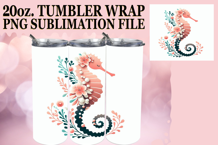 BRIGHT ESCAPES 20oz TUMBLER WRAP, Flower Animals