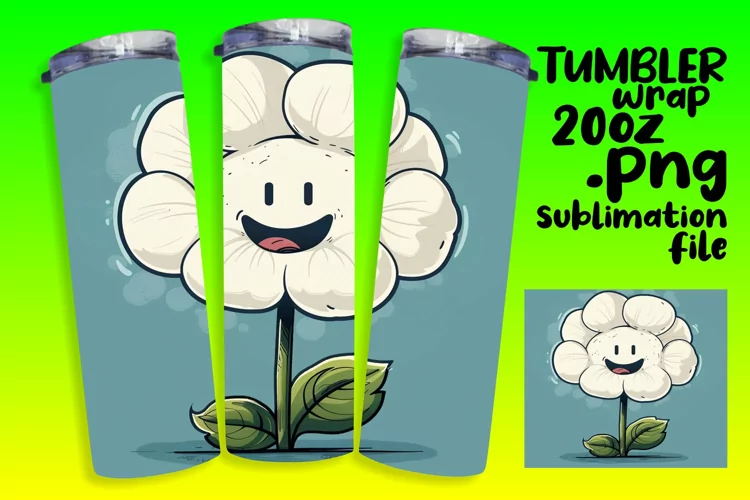 Whimsical Blossom Bonanza: 20oz Tumbler Art
