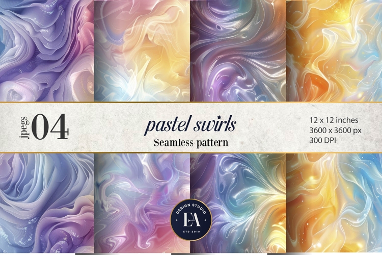 Pastel Smoke Swirl Pattern | Dreamy Abstract Background