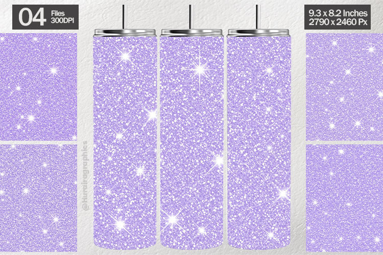 Lavender Sparkle Tumbler Wrap| Tumbler Sublimation