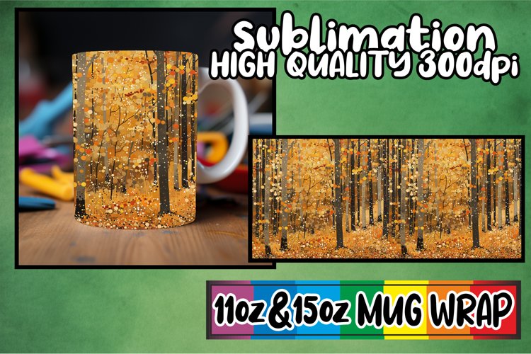 20oz Sublimation Wraps with Vibrant Landscapes example image 1