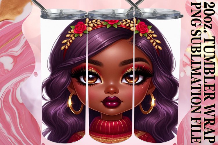 Uplifting spirits 20oz tumbler wrap, 3D Heart