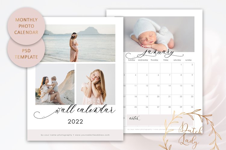 photoshop 2022 calendar template