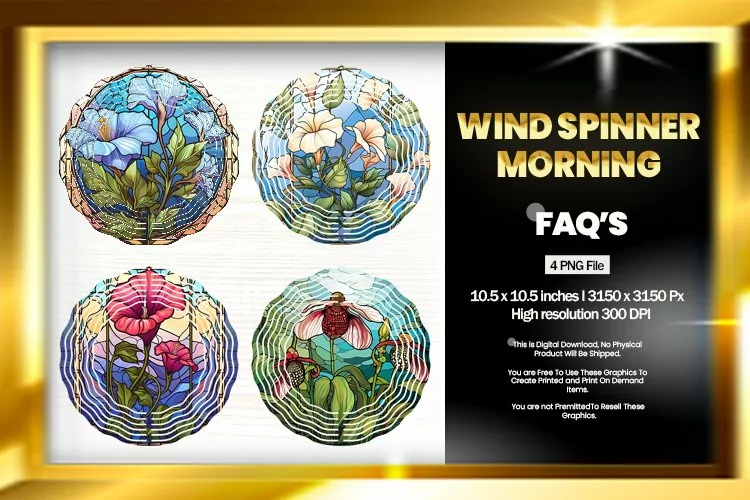 Morning Wind Spinner Sublimation - 04 Variations