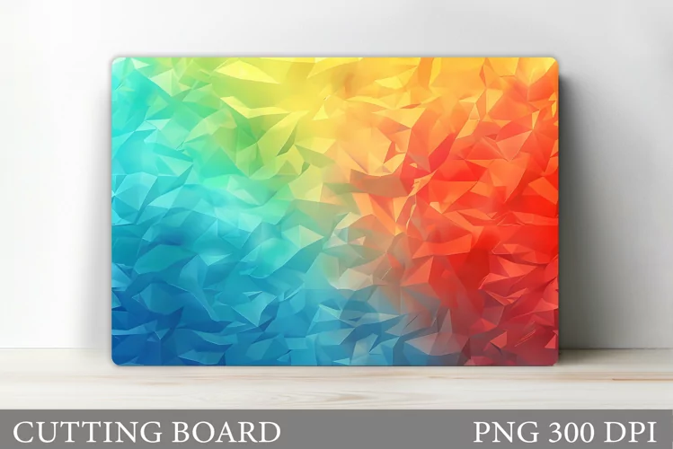 Abstract Cutting Board Design. Abstraction Sublimation