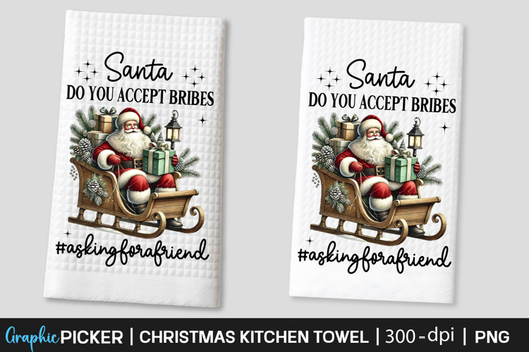 Funny Christmas Kitchen Towel PNG | Christmas Kitchen Towel