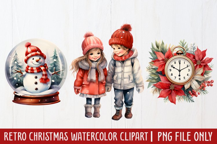 Vintage Christmas Clipart Image 5