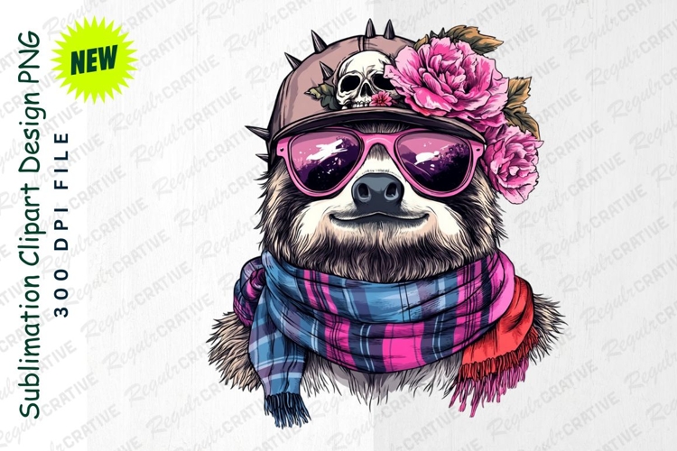 Sloth Clipart Image 19