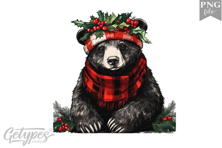 Christmas Bear Clipart