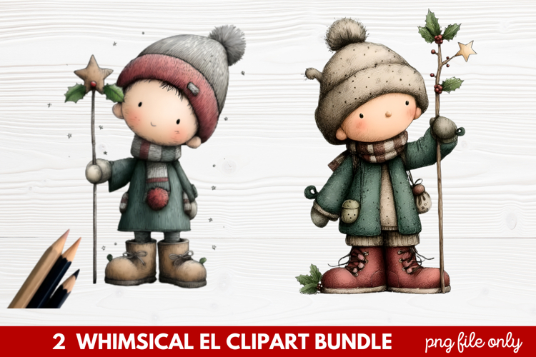 Cute Elf Clipart Image 7