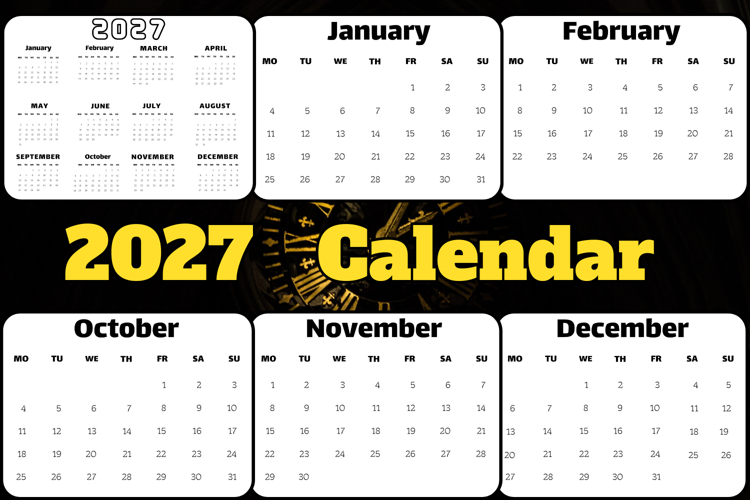 Canva Calendar Template Image 23