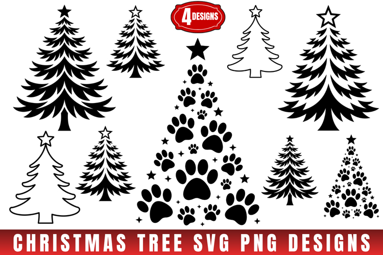 Merry Christmas Tree Svg Image 22