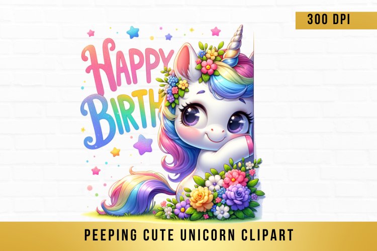 Unicorn Clipart Image 19