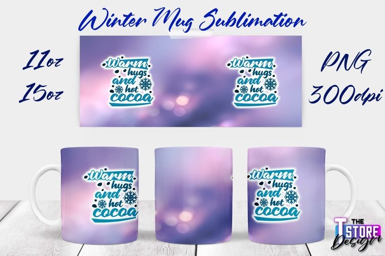 Winter Mug Sublimation | Winter 11 oz |15 oz Mug Sublimation example image 1