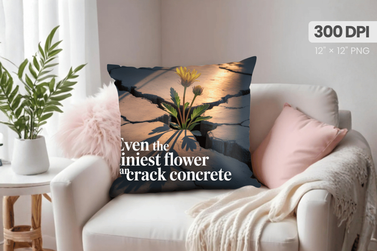 Inspirational Quotes Pillow PNG Motivational PNG Sublimation