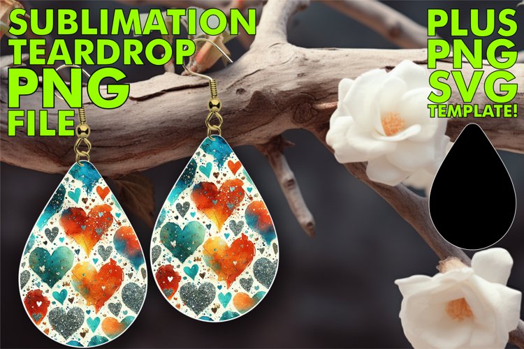 Playful Teardrop EARRINGS Magic, Heart