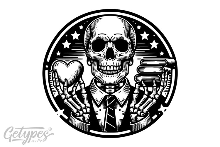 Skeleton Clipart Image 16