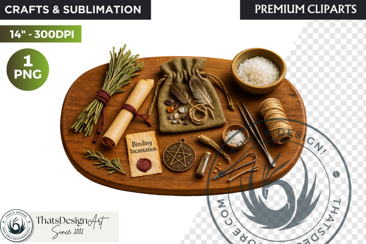 Cosy Witchs Apothecary magic Clipart PNG witchcraft graphic