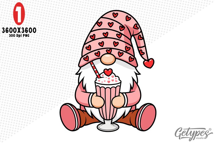 Valentine Gnome Clipart Image 9