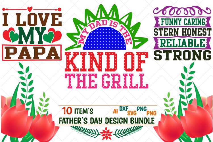 Father's day design bundle 15 example image 1