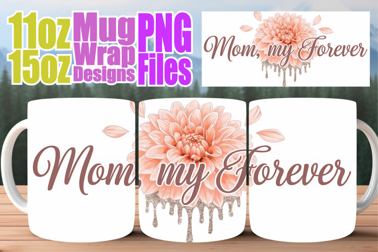 Heartwarming days sublimation print wrap, Mother's Day example image 1