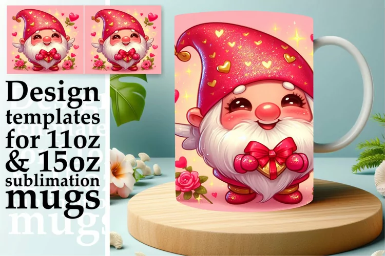 Charming Gnomes on Sublimation Mugs
