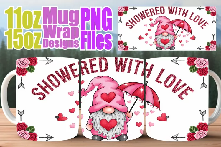 Joyful journeys 11oz 15oz sublimation wrap, Valentines