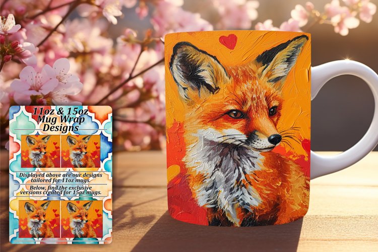 Mug Makeover with Vibrant Pop Art Animals example image 1