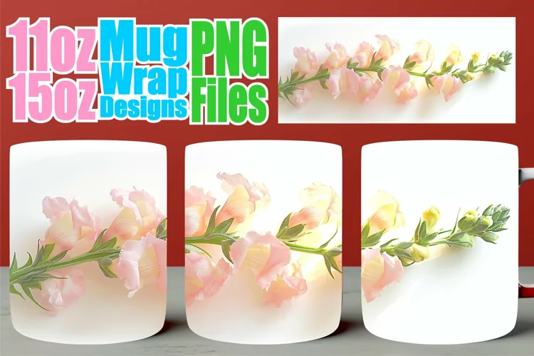 Springtime Splendor Cup: Sublimated Pattern